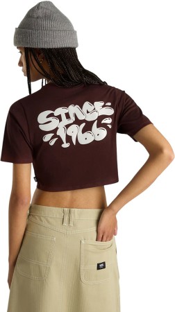 BUSTED TYPE CREW CROP II T-Shirt 2025 bitter chocolate 