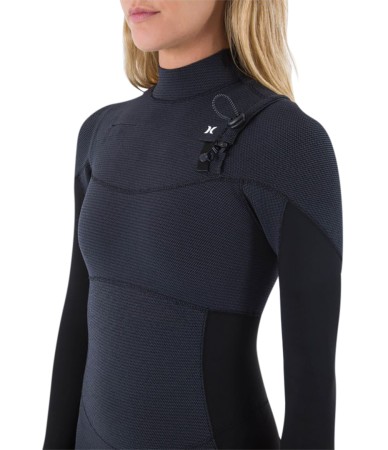 WOMEN PLUS 4/3 CHEST ZIP Full Suit 2025 black/graphite 
