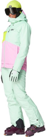 SEEN Jacke 2025 silt green acidlime orchid 