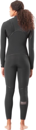DOME WOMEN 4/3 CHEST ZIP Full Suit 2026 black 