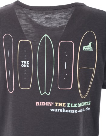 X WH1 OCEANWAVE REGULAR T-Shirt 2025 phantom 