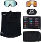 Product image 6 of the product “M4S CYLINDRICAL Goggle 2027 black/perceive variable blue ”