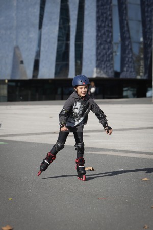 MICROBLADE FREE Inline Skate 2022 black/red 33-36,5