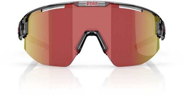 MATRIX Sonnenbrille 2026 transparent dark grey/red 