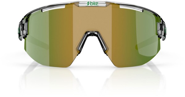 MATRIX Sonnenbrille 2026 transparent white/green 