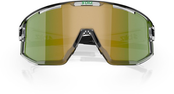 FUSION Sonnenbrille 2026 transparent white/green 