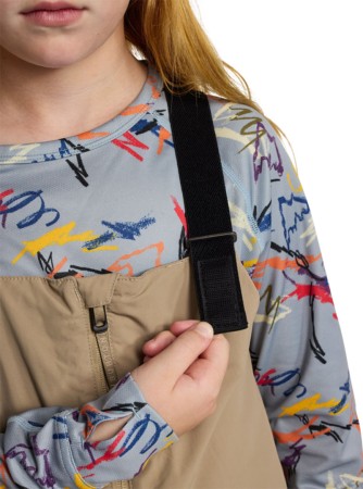 KIDS SKYLAR BIB Pant 2026 summit taupe 