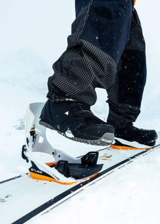 ATLAS STEP ON Binding 2026 white orange 
