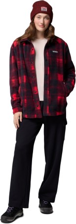 BENTON SPRINGS Fleece Hemd 2026 mountain red omblur tonal 