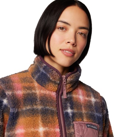 WEST BEND II PRINT Zip Fleece 2025 fig omblur 