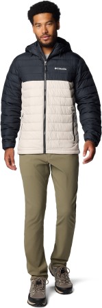 POWDER LITE II HOODED Jacke 2026 dark stone/black 