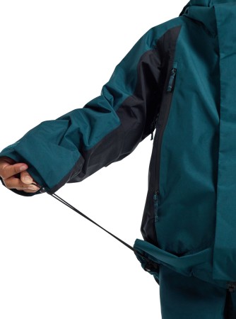 KIDS GORE TEX SHELL Jacke 2025 deep emerald/true black 