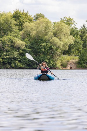 DUO 340 Kayak 2026 blue inkl. Paddel & Pumpe 
