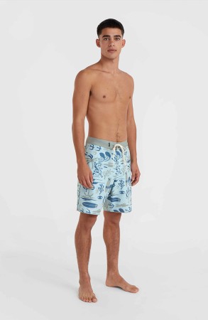 HYPERFREAK MYSTO SCALLOP 20 Boardshort 2024 blue sky mysto scallop 