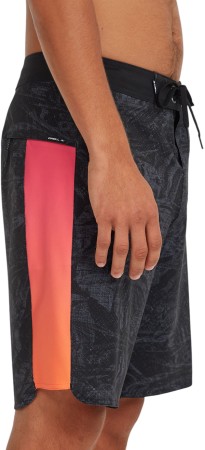 HYPERFREAK TECH PANEL 19 Boardshort 2025 black pink/orange panel 