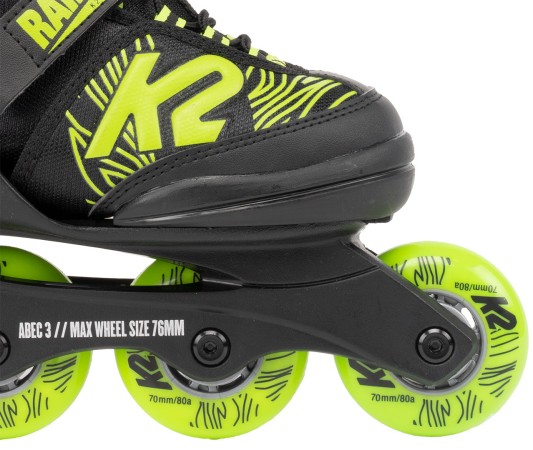 RAIDER Kinder Inline Skate black/lime 