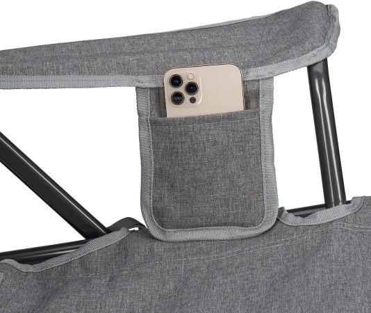 KICKBACK ROCKER Campingchair 2026 heathered pewter 