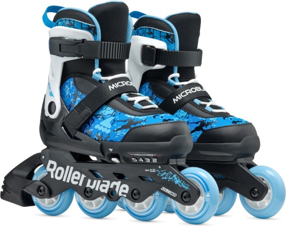 MICROBLADE SL Inline Skate 2025 black/sky blue 