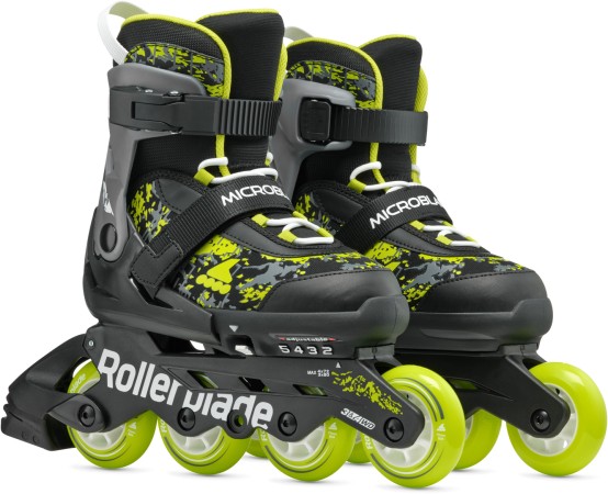 MICROBLADE SL Inline Skate 2025 black/lime 33-36,5