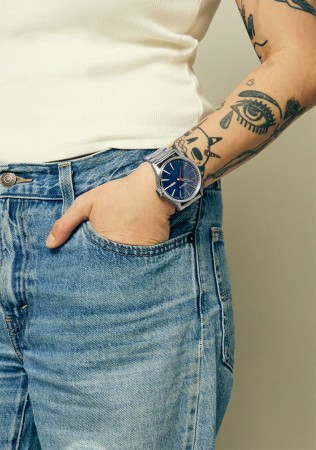 SENTRY STAINLESS STEEL Watch silver/indigo 