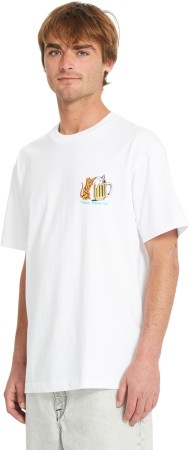 CURIOUS CAT T-Shirt 2025 white 