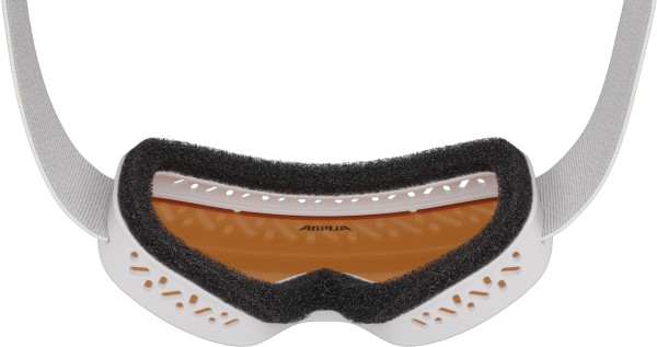 CARVY 3.0 Schneebrille 2026 white matt/orange 