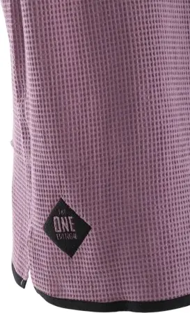 X WH1 T LIGHT Poncho purple waffle 