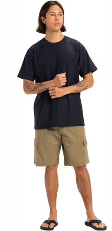 SLUB ROUND NECK T-Shirt 2025 dark navy 
