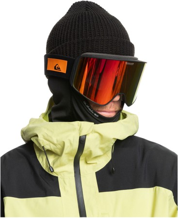 STORM Schneebrille 2025 black/clux red mirror 