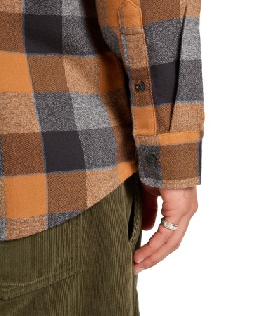 MOTHERFLY PLAID Shirt 2026 almond sherpa harrington 