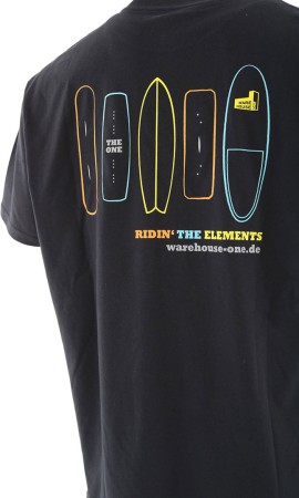 X WH1 MW MINI LOGO BOARD RANGE T-Shirt black 