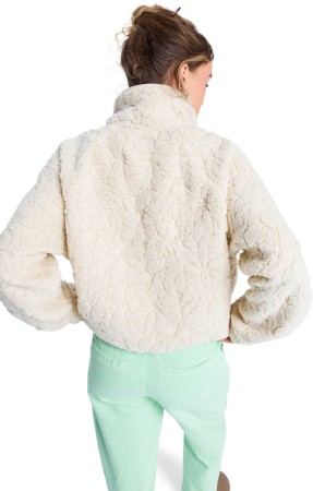 BLURRY CLOUD Zip Fleece 2026 parchment 