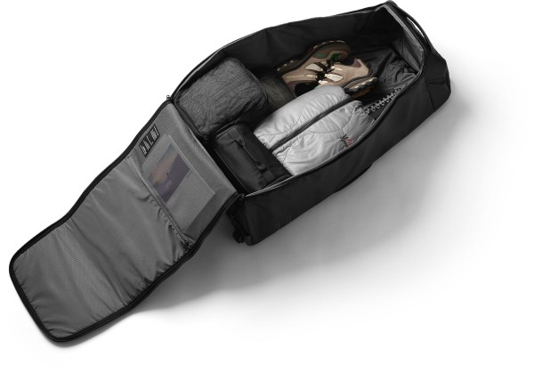 HUGGER ROLLER 90L Reisetasche 2025 black out 