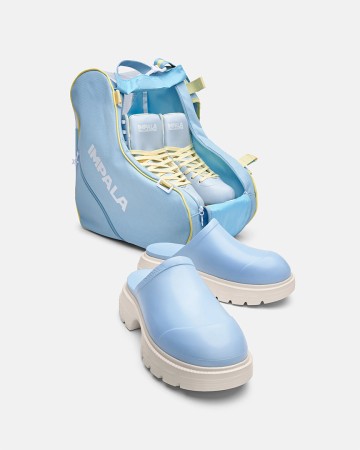 BUBBLE SOFT Slipper blue/cream 