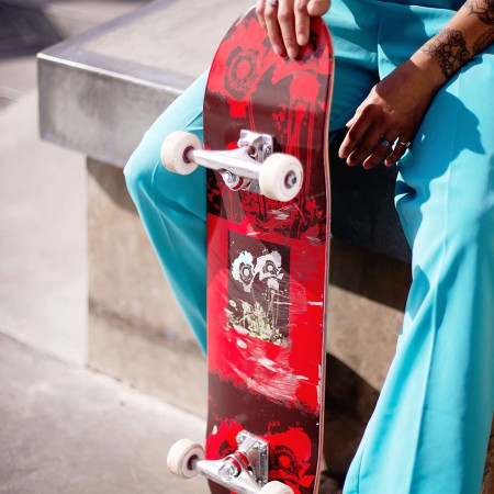 BLOSSOM Skateboard poppy 