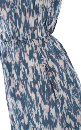 BLOSSY Kleid navy white 