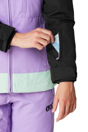 SEADY Jacket 2025 black paisley purple siltgreen 
