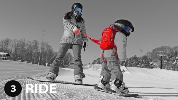 THE ONE SNOW KIDS Safetyleash 2024 blue 