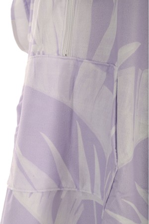 LADIES HOODED ZIP Poncho 2025 violet 