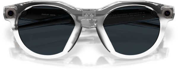 META AI HSTN sunglasses black/clear 