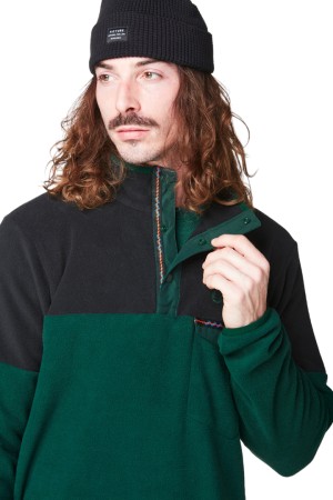 ARCCA 1/4 ZIP Fleece 2025 ponderosa pine black 