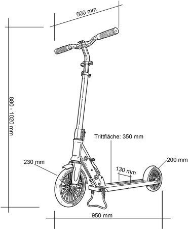 S-230 Scooter turquoise 