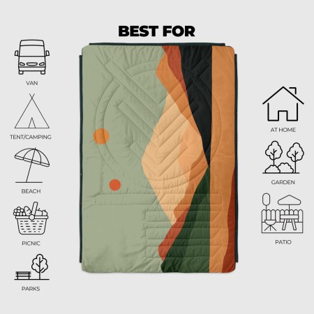 RIPSTOP 4in1 Blanket 2026 jasper/tree green 