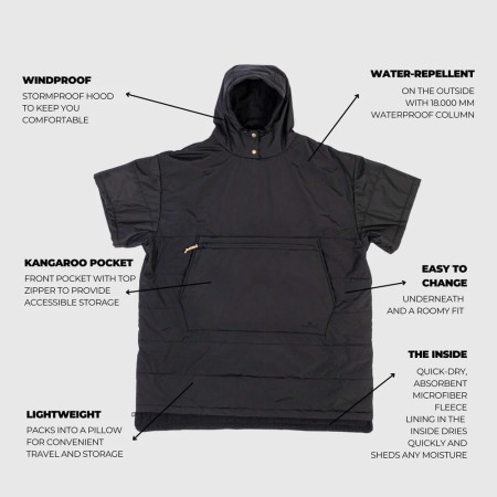 OUTDOOR 3.0 Poncho 2026 black 