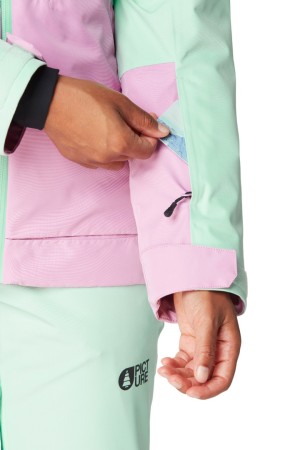 SEEN Jacke 2025 silt green acidlime orchid 