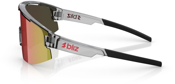 MATRIX Sonnenbrille 2026 transparent dark grey/red 