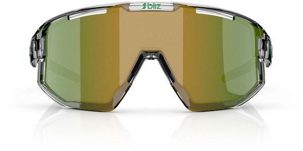 FUSION Sonnenbrille 2026 transparent white/green 