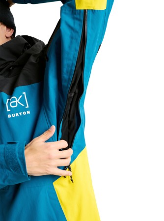AK GORE TEX SWASH Jacke 2026 true black/blue teal/atomic yellow 