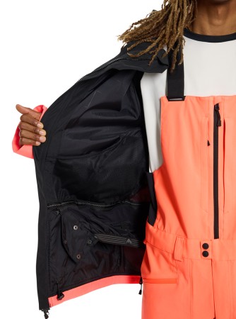FROSTNER Jacke 2023 true black/tetra orange 