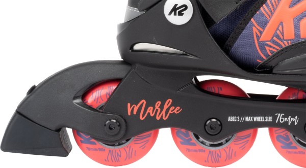 MARLEE Kinder Inline Skate purple/coral 